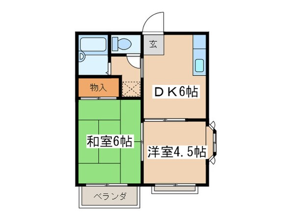 エステ－トピアカワベの物件間取画像